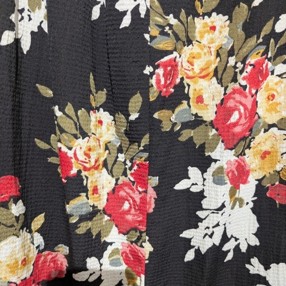 Women's summer Floral lace Maxi Dress Deep v- neck size M - Picture 11 of 13